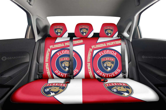 Florida Panthers Car Back Seat Cover Custom Car Accessories For Fans - Gearcarcover - 2