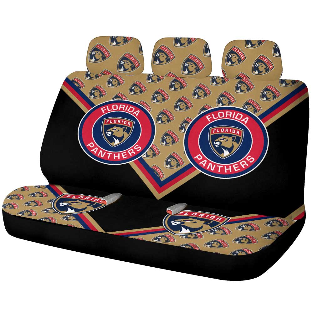 Florida Panthers Car Back Seat Cover Custom Car Decorations For Fans - Gearcarcover - 1