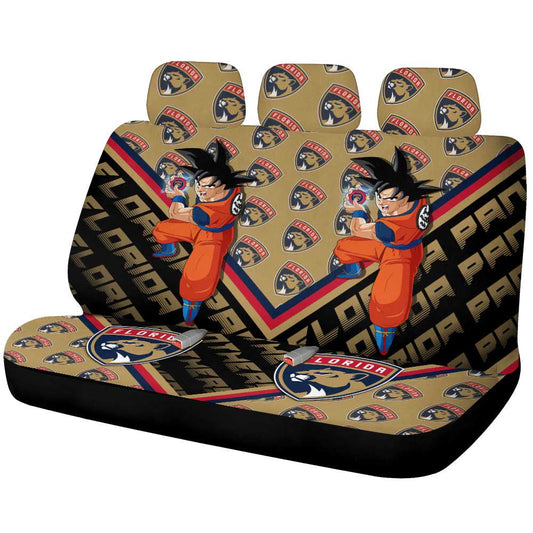 Florida Panthers Car Back Seat Cover Custom Car Decorations For Fans - Gearcarcover - 1