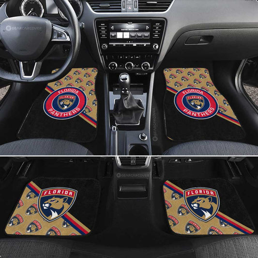 Florida Panthers Car Floor Mats Custom Car Accessories For Fans - Gearcarcover - 2