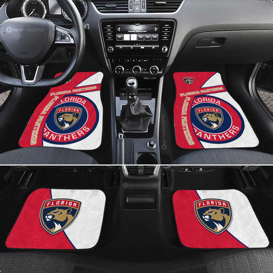 Florida Panthers Car Floor Mats Custom Car Accessories For Fans - Gearcarcover - 2