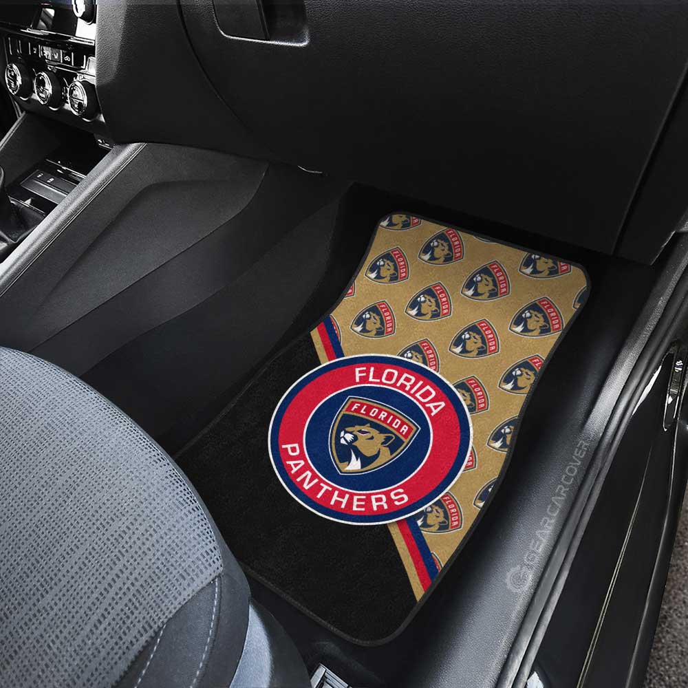 Florida Panthers Car Floor Mats Custom Car Accessories For Fans - Gearcarcover - 3