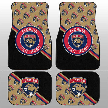 Florida Panthers Car Floor Mats Custom Car Accessories For Fans - Gearcarcover - 1