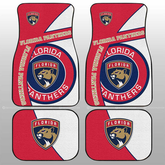 Florida Panthers Car Floor Mats Custom Car Accessories For Fans - Gearcarcover - 1
