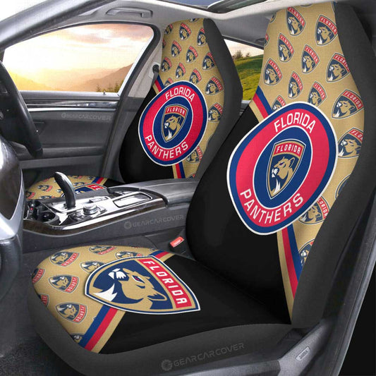 Florida Panthers Car Seat Covers Custom Car Accessories For Fans - Gearcarcover - 2