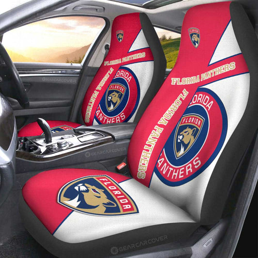 Florida Panthers Car Seat Covers Custom Car Accessories For Fans - Gearcarcover - 2