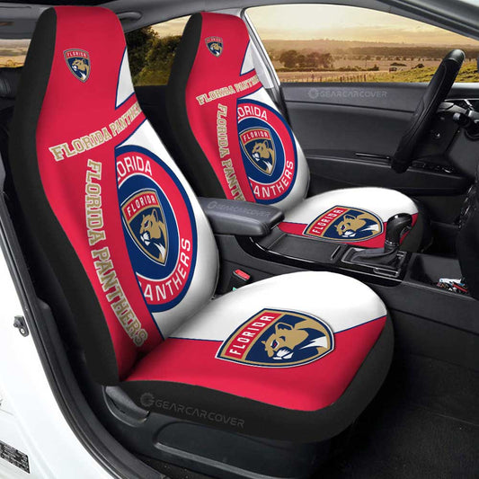 Florida Panthers Car Seat Covers Custom Car Accessories For Fans - Gearcarcover - 1
