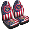 Florida Panthers Car Seat Covers Custom US Flag Style - Gearcarcover - 3