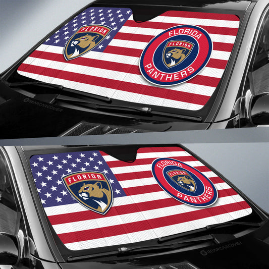 Florida Panthers Car Sunshade Custom Car Accessories - Gearcarcover - 2