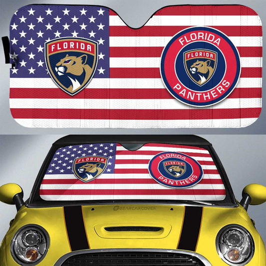 Florida Panthers Car Sunshade Custom Car Accessories - Gearcarcover - 1