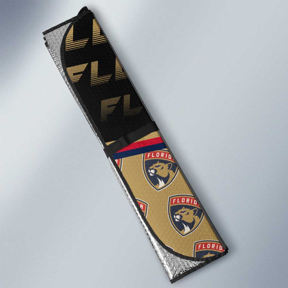 Florida Panthers Car Sunshade Custom Car Decorations For Fans - Gearcarcover - 3