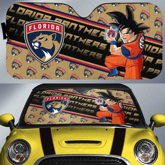 Florida Panthers Car Sunshade Custom Car Decorations For Fans - Gearcarcover - 1