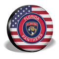 Florida Panthers Spare Tire Covers Custom US Flag Style - Gearcarcover - 3