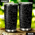 Formula & Equation Chemistry Tumbler Stainless Steel - Gearcarcover - 2