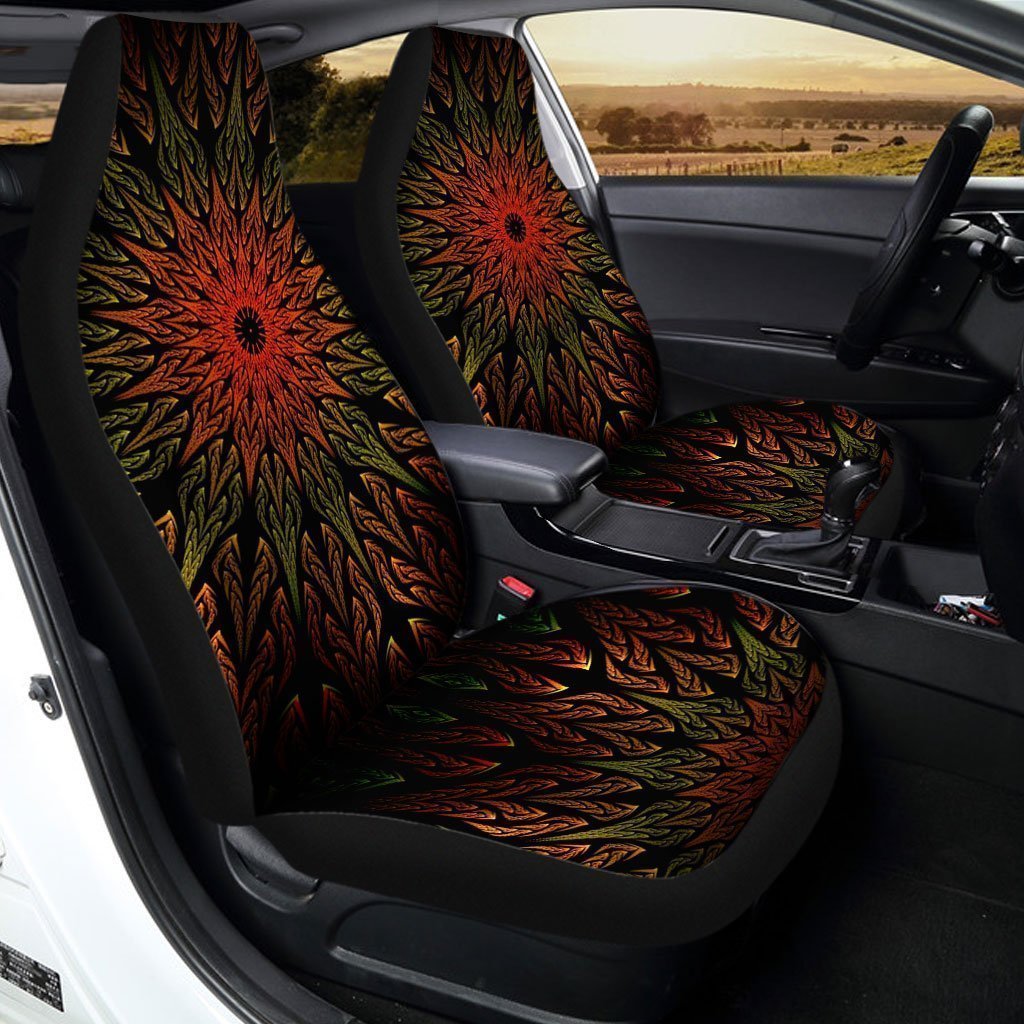 Fractal Mandala Car Seat Covers Custom Mandala Car Accessories - Gearcarcover - 1