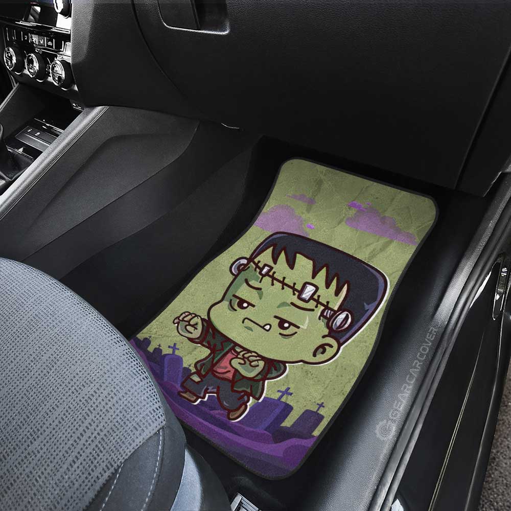 Frankenstein Car Floor Mats Custom Halloween Characters Car Accessories - Gearcarcover - 4
