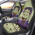 Frankenstein Car Seat Covers Custom Halloween Characters Car Accessories - Gearcarcover - 4