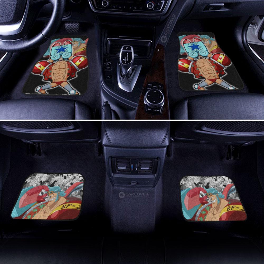 Franky Car Floor Mats Custom One Piece Anime Car Interior Accessories - Gearcarcover - 3