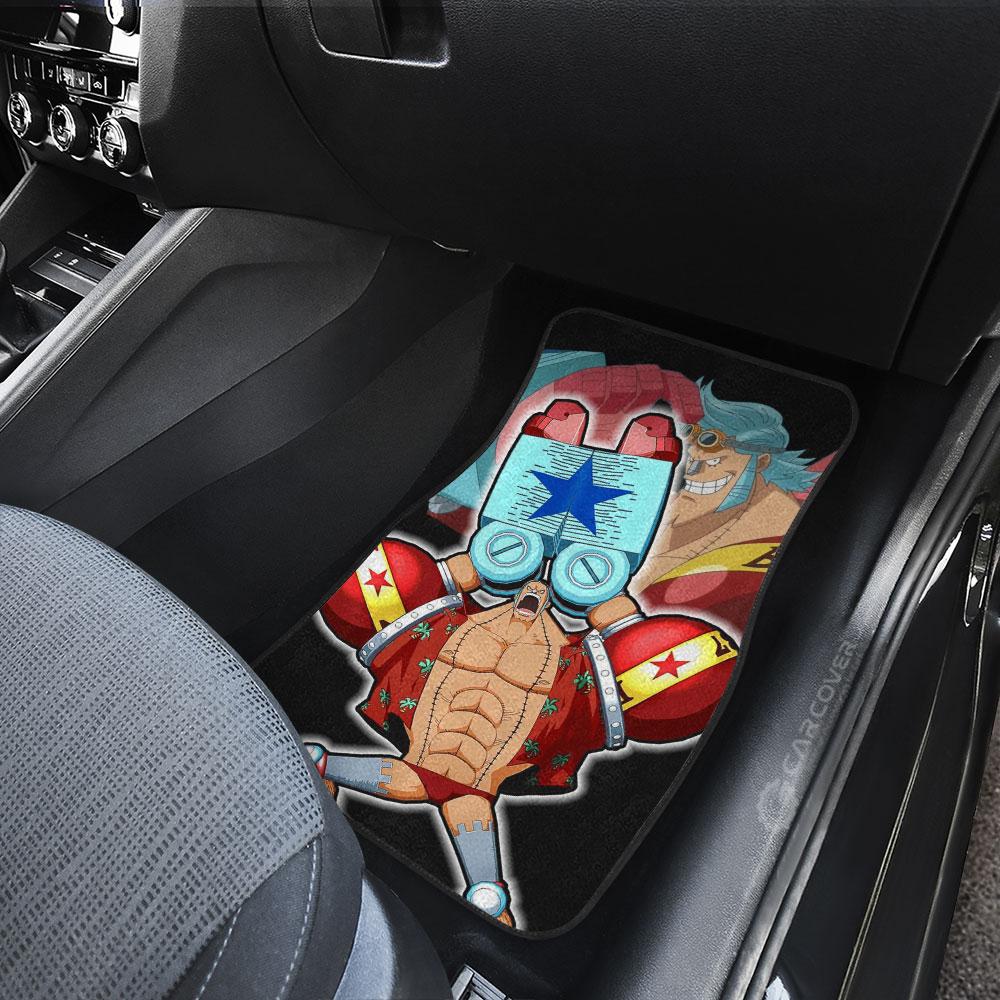 Franky Car Floor Mats Custom One Piece Anime Car Interior Accessories - Gearcarcover - 4
