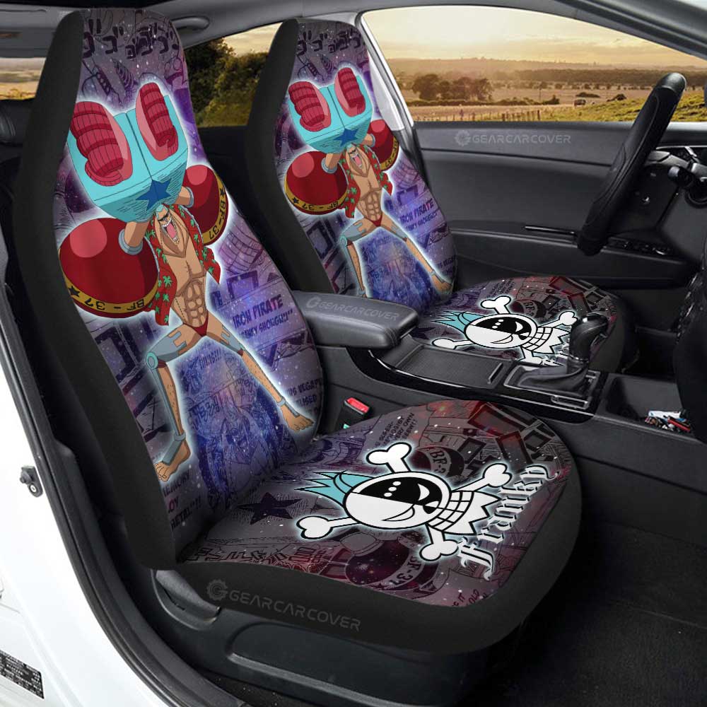 Franky Car Seat Covers Custom Galaxy Style One Piece Anime Car Accessories - Gearcarcover - 1