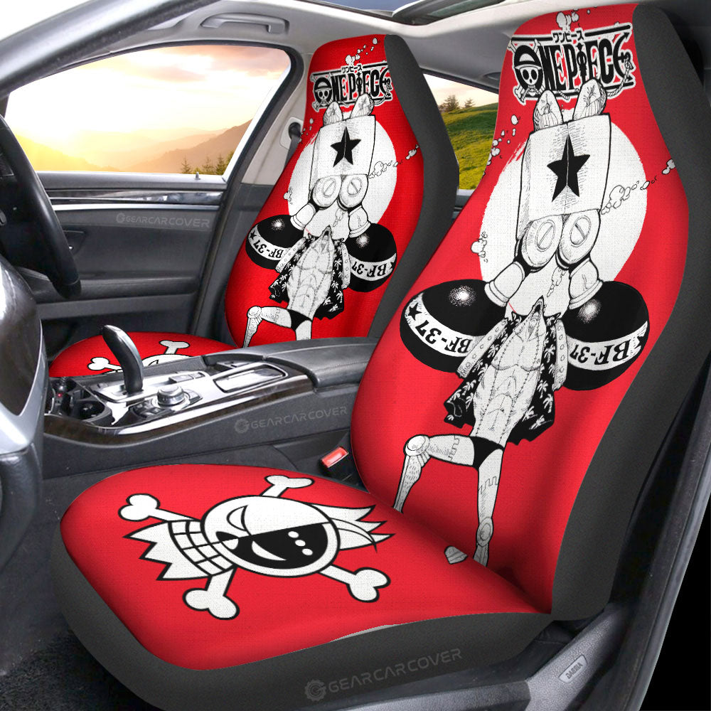 Franky Car Seat Covers Custom One Piece Anime Car Accessories - Gearcarcover - 1