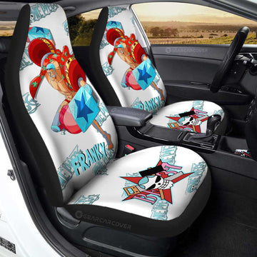 Franky Car Seat Covers Custom One Piece Anime - Gearcarcover - 1