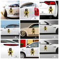 Franky Car Sticker Custom One Piece Anime Gold Silhouette Style - Gearcarcover - 2