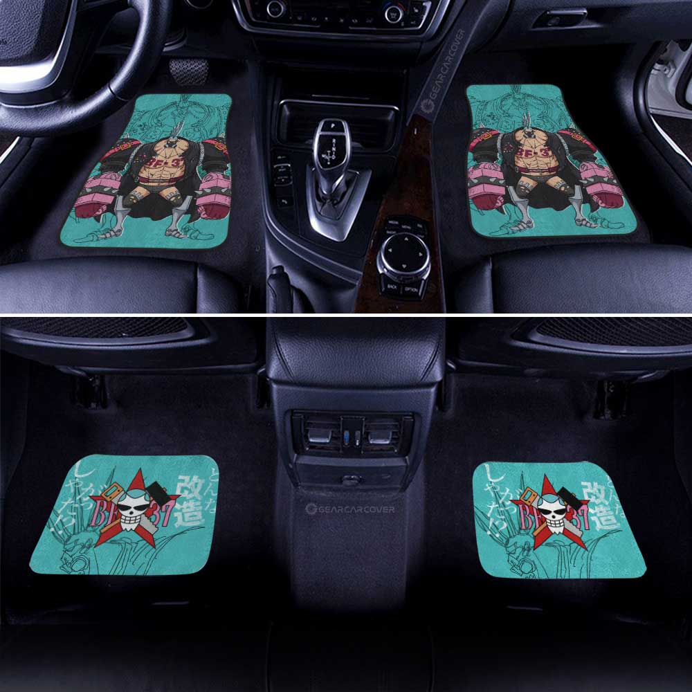 Franky Film Red Car Floor Mats Custom One Piece Anime Car Accessories - Gearcarcover - 2