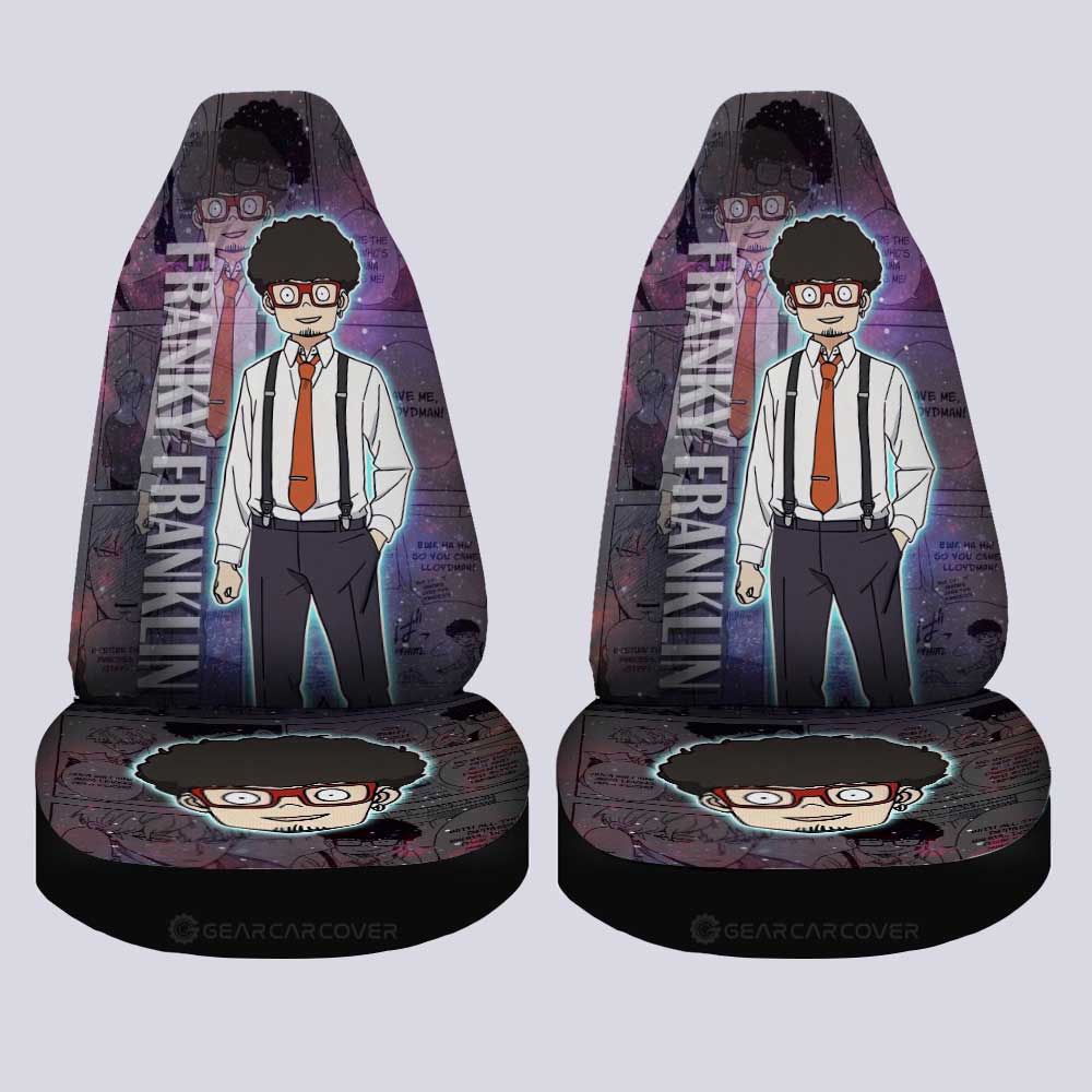 Franky Franklin Car Seat Covers Custom Galaxy Style Spy x Family Anime Car Accessories - Gearcarcover - 4