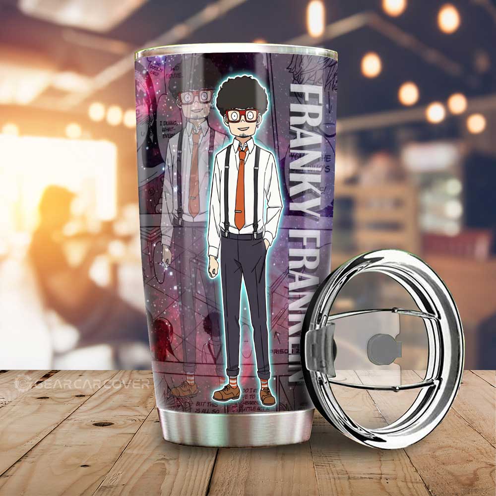 Franky Franklin Tumbler Cup Custom Spy x Family Anime Car Accessories Manga Galaxy Style - Gearcarcover - 1