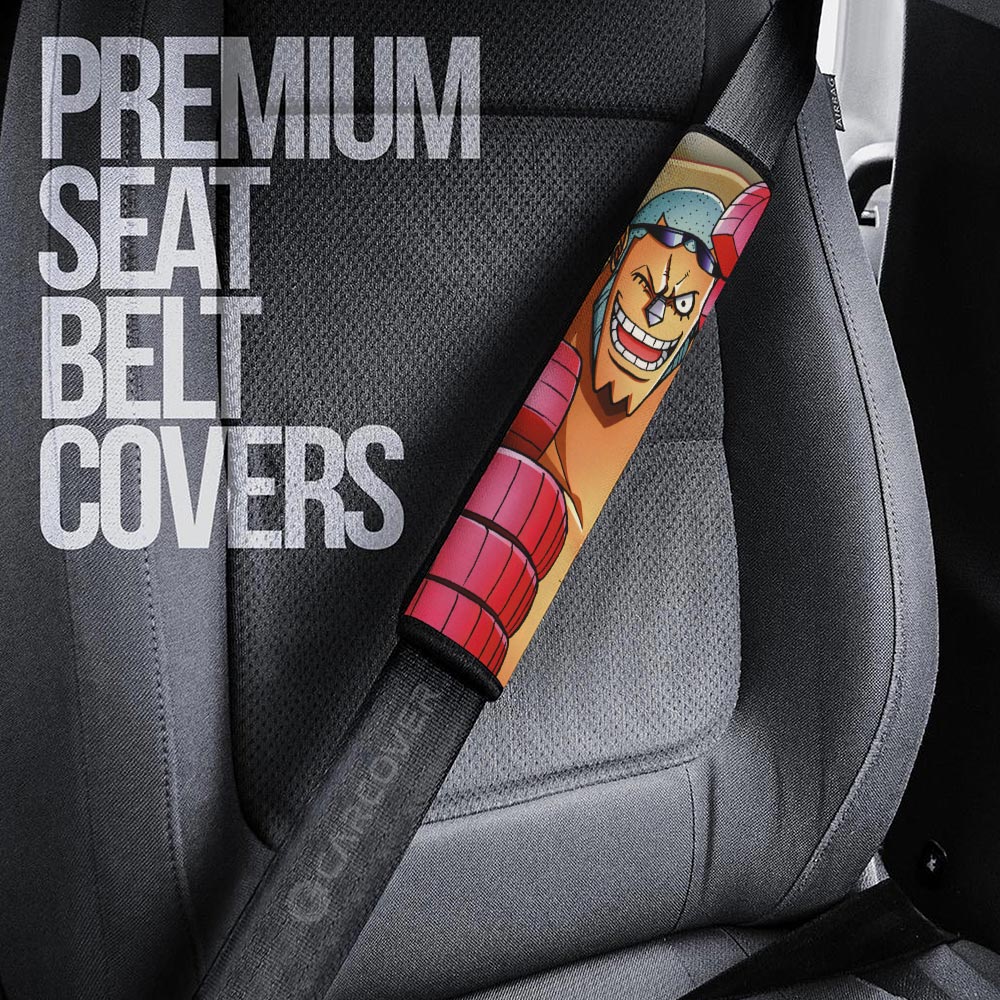 Franky Seat Belt Covers Custom One Piece Anime Car Accessoriess - Gearcarcover - 2