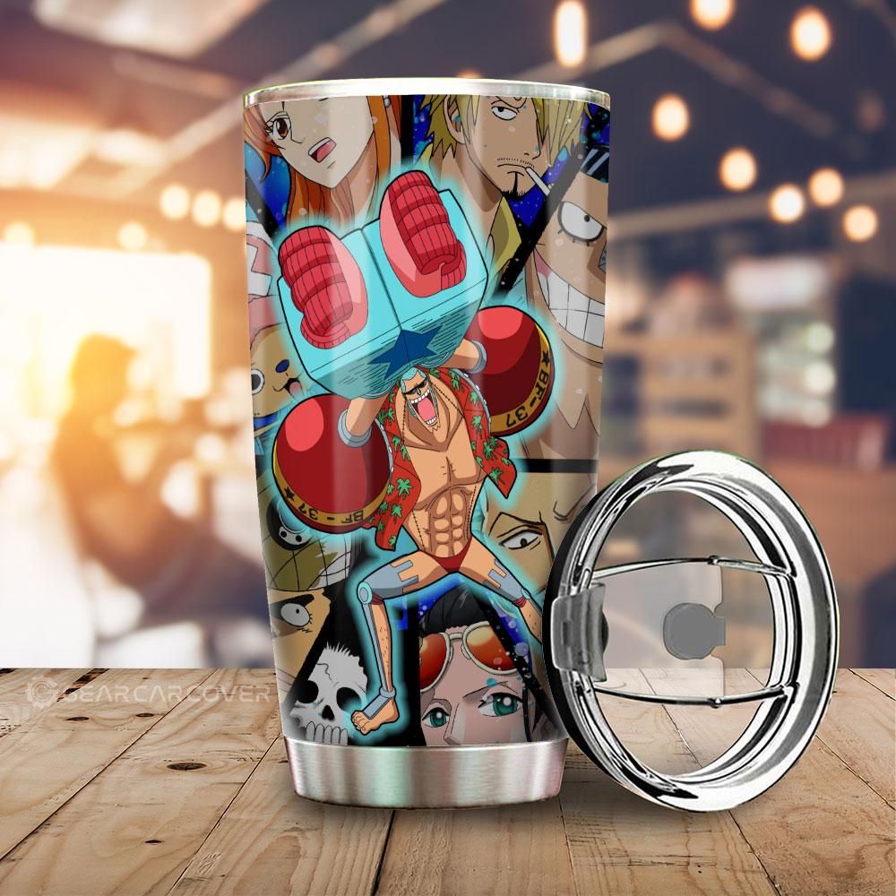Franky Tumbler Cup Custom Anime One Piece Car Interior Accessories For Anime Fans - Gearcarcover - 1