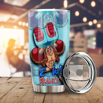 Franky Tumbler Cup Custom One Piece Anime Car Accessories - Gearcarcover - 1