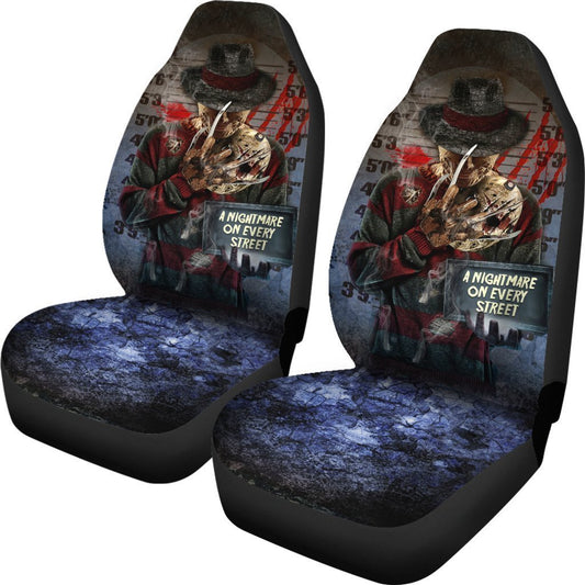 Freddy Krueger Car Seat Covers Custom A Nightmare on Elm Street Movie - Gearcarcover - 2