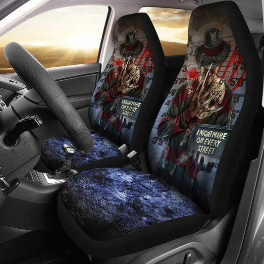 Freddy Krueger Car Seat Covers Custom A Nightmare on Elm Street Movie - Gearcarcover - 1