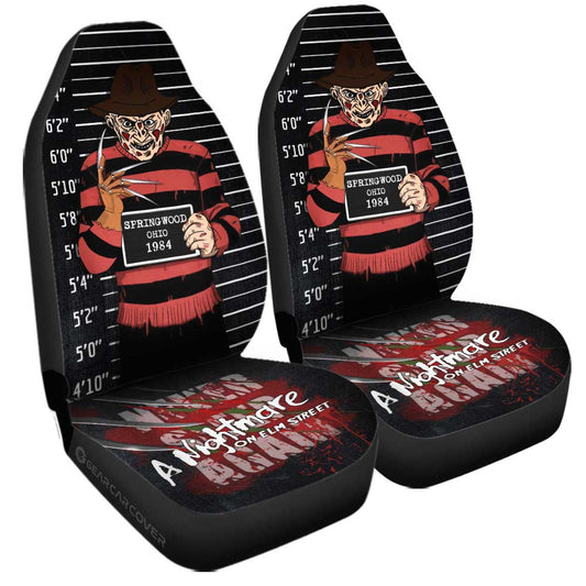 Freddy Krueger Car Seat Covers Custom Horror Characters Car Accessories - Gearcarcover - 2