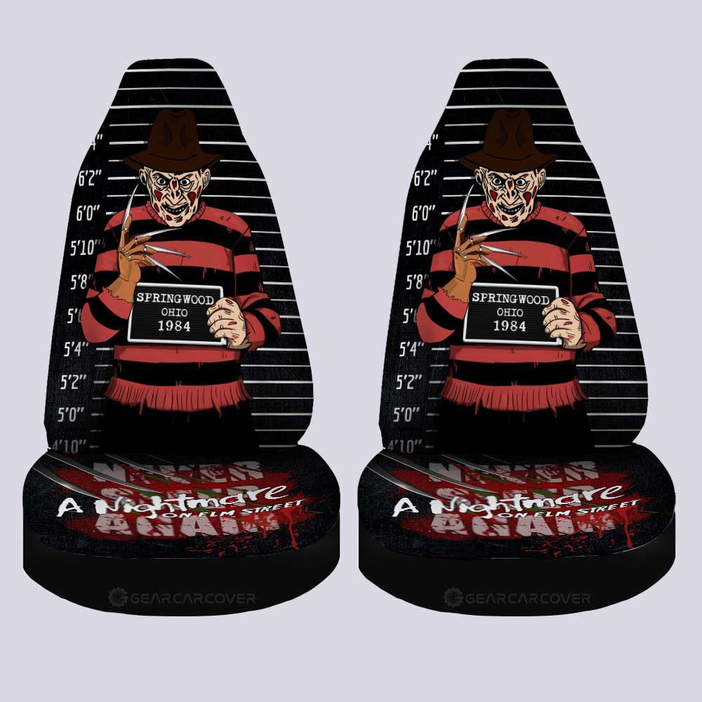 Freddy Krueger Car Seat Covers Custom Horror Characters Car Accessories - Gearcarcover - 1