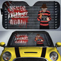 Freddy Krueger Car Sunshade Custom Horror Characters Car Interior Accessories - Gearcarcover - 1