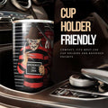 Freddy Krueger Tumbler Cup Custom Horror Characters Car Interior Accessories - Gearcarcover - 2