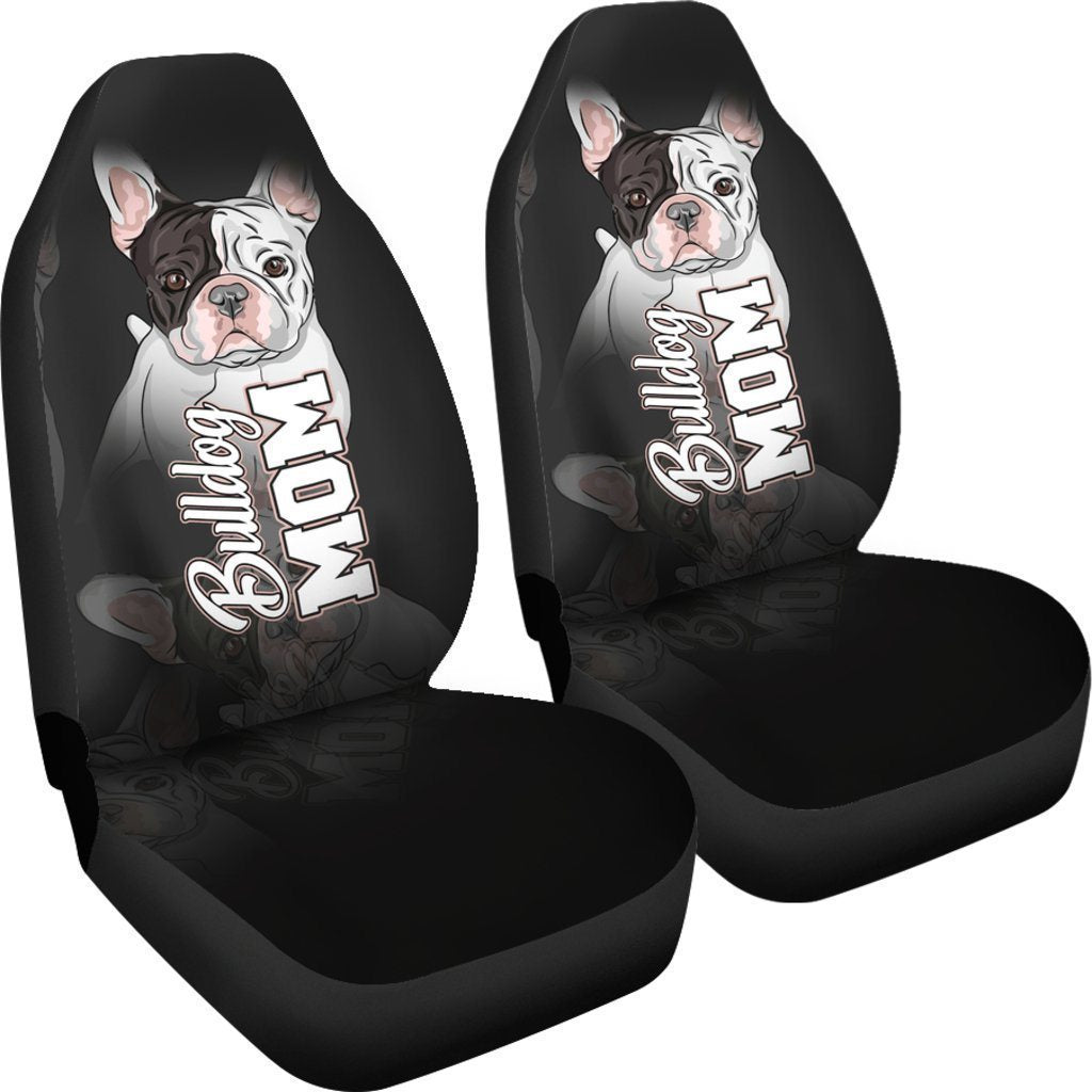 French Bulldog Car Seat Covers Custom Cute Dog Car Accessories Gift For Mom - Gearcarcover - 4