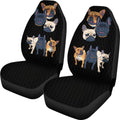 French Bulldog Car Seat Covers Custom Funny Car Accessories For Dog Lovers - Gearcarcover - 3
