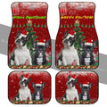 French Bulldogs Christmas Dog Car Floor Mats Custom Car Interior Accessories - Gearcarcover - 2