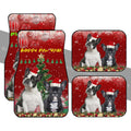 French Bulldogs Christmas Dog Car Floor Mats Custom Car Interior Accessories - Gearcarcover - 1