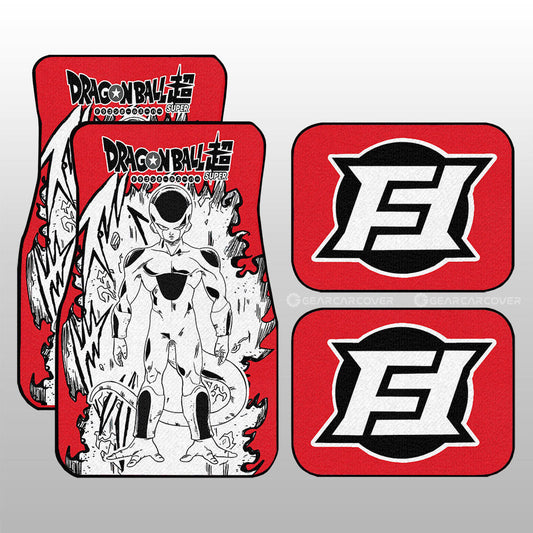 Frieza Car Floor Mats Custom Dragon Ball Anime Car Accessories Manga Style For Fans - Gearcarcover - 1
