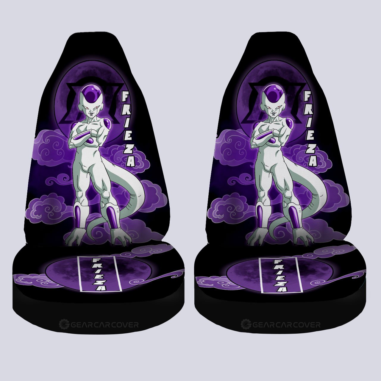Frieza Car Seat Covers Custom Dragon Ball Anime Car Interior Accessories - Gearcarcover - 4