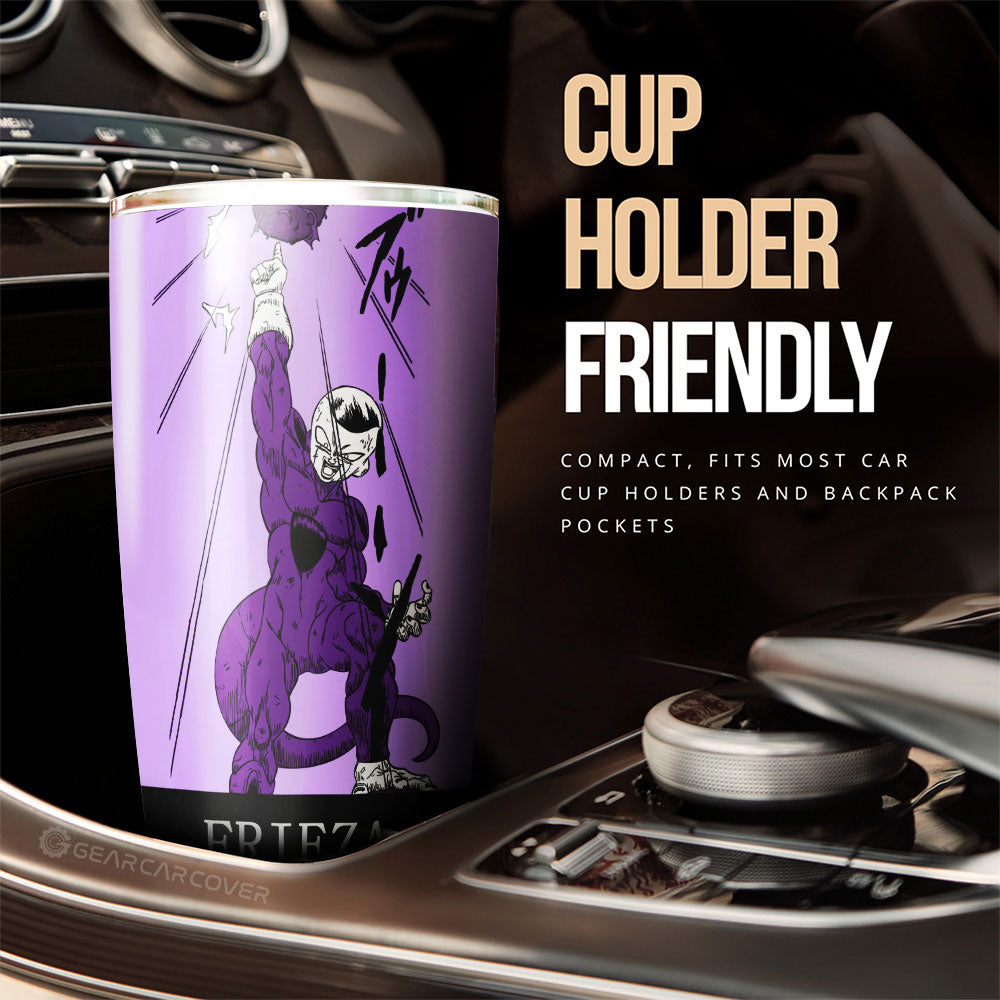 Frieza Tumbler Cup Custom Dragon Ball Anime Manga Color Style - Gearcarcover - 3