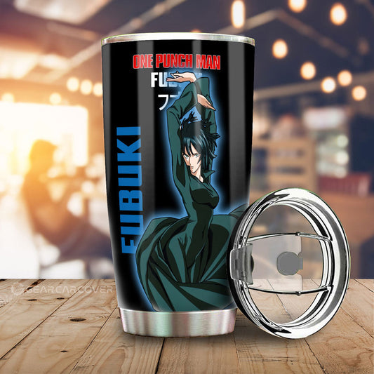 Fubuki Tumbler Cup Custom One Punch Man Anime Car Interior Accessories - Gearcarcover - 2