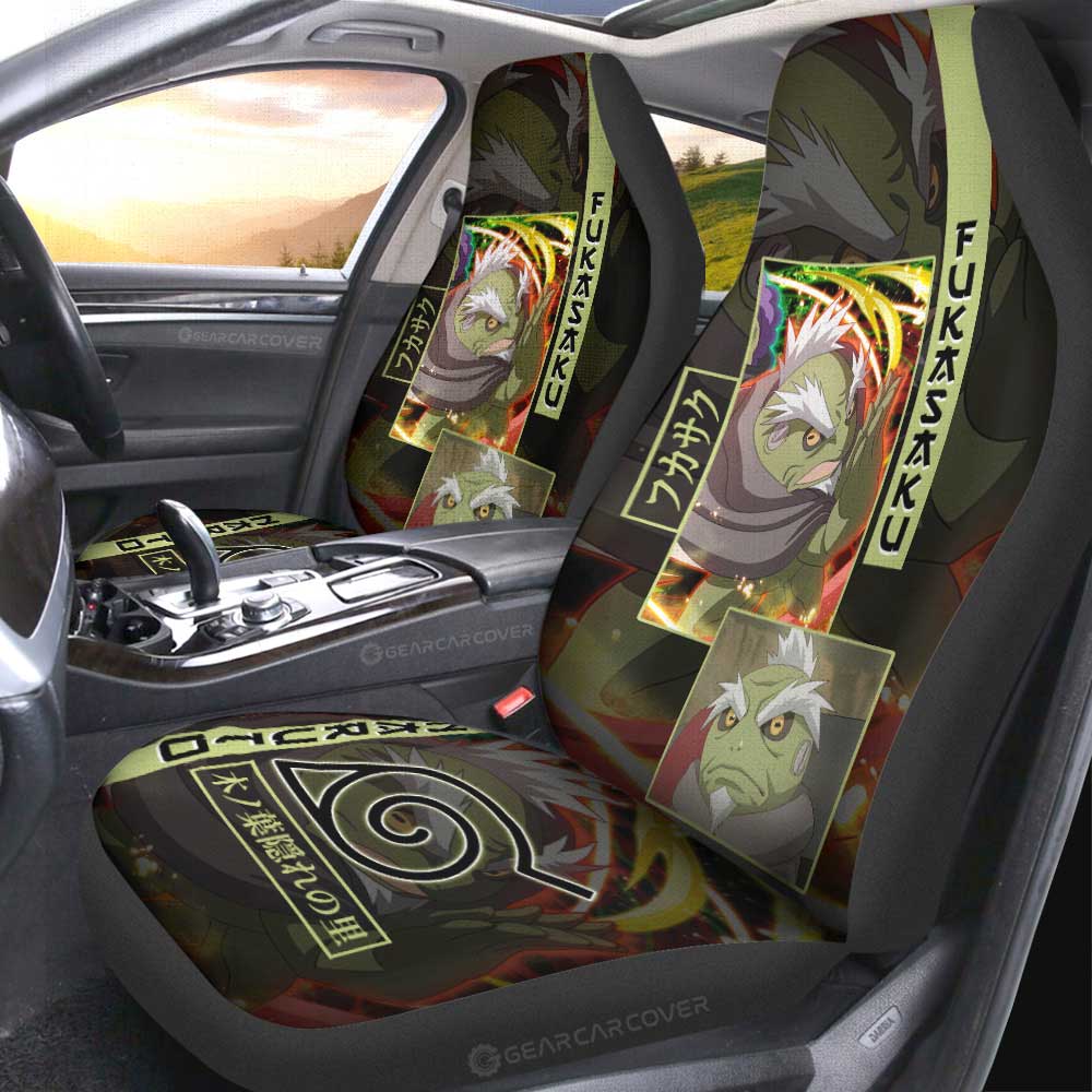 Fukasaku Car Seat Covers Custom Anime Car Accessories - Gearcarcover - 2