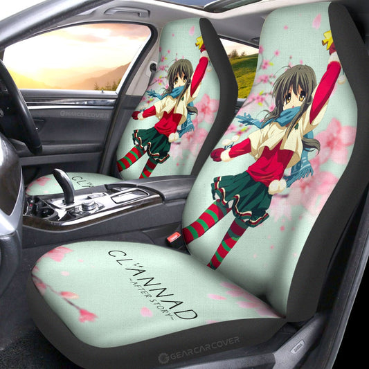 Fuko Ibuki Car Seat Covers Custom Clannad Anime Car Accessories - Gearcarcover - 2