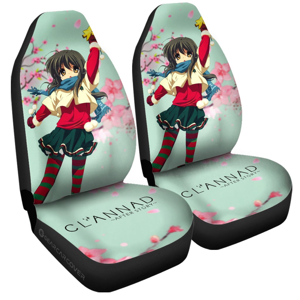 Fuko Ibuki Car Seat Covers Custom Clannad Anime Car Accessories - Gearcarcover - 3